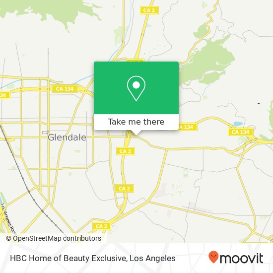 HBC Home of Beauty Exclusive map