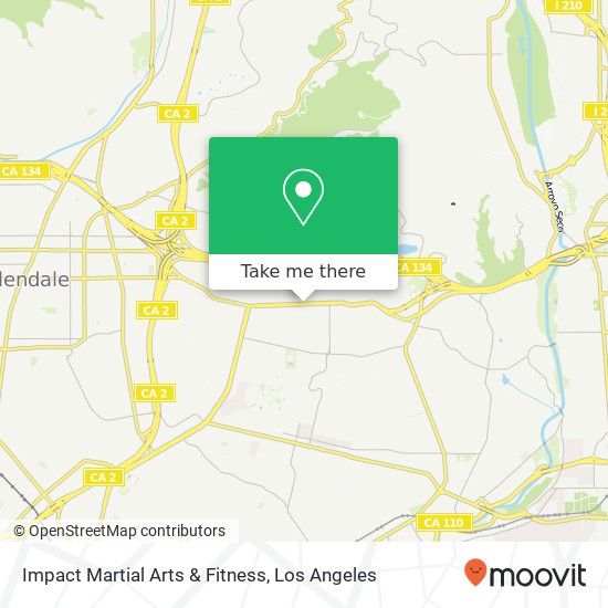 Mapa de Impact Martial Arts & Fitness