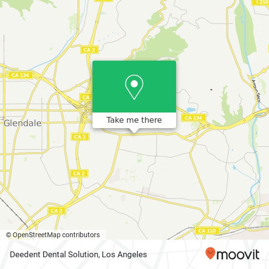 Mapa de Deedent Dental Solution