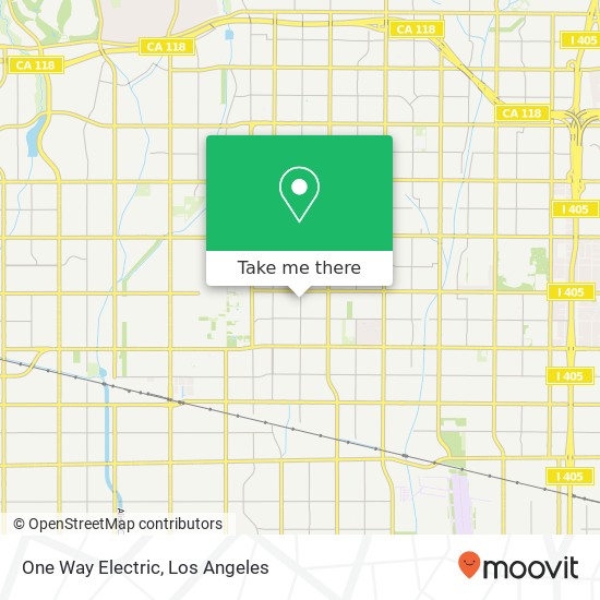 One Way Electric map