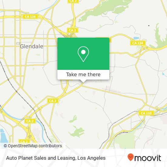 Auto Planet Sales and Leasing map