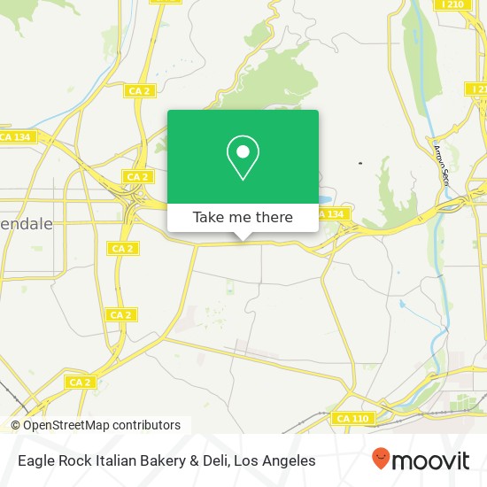 Eagle Rock Italian Bakery & Deli map