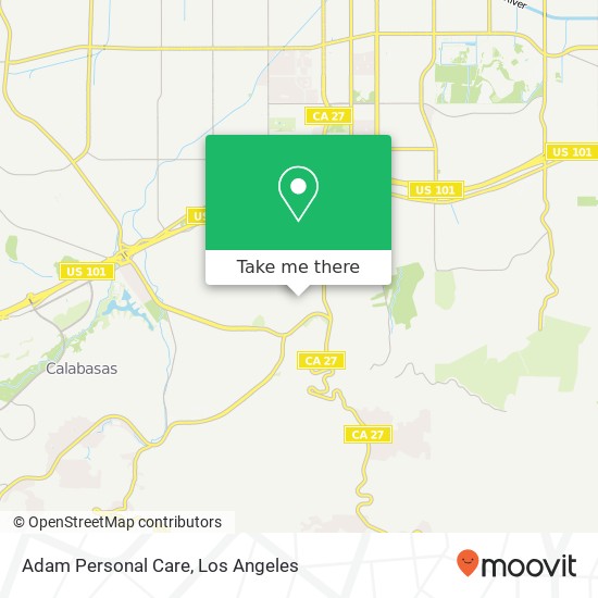 Mapa de Adam Personal Care