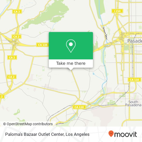 Paloma's Bazaar Outlet Center map
