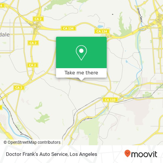 Doctor Frank's Auto Service map