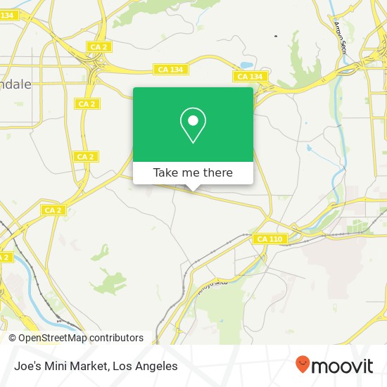 Mapa de Joe's Mini Market