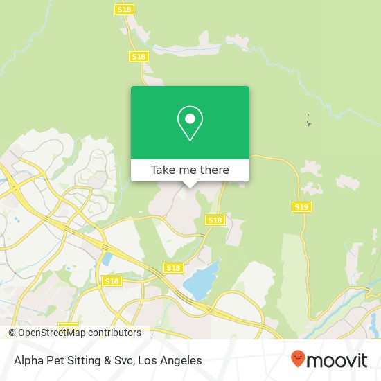 Mapa de Alpha Pet Sitting & Svc