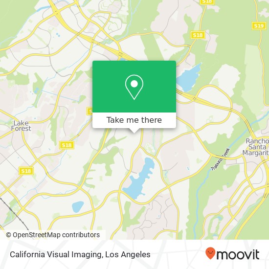 California Visual Imaging map
