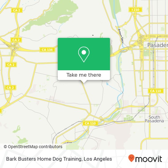 Mapa de Bark Busters Home Dog Training