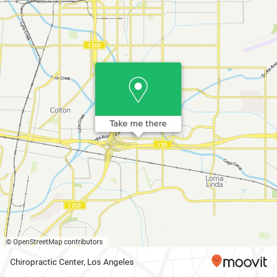 Chiropractic Center map