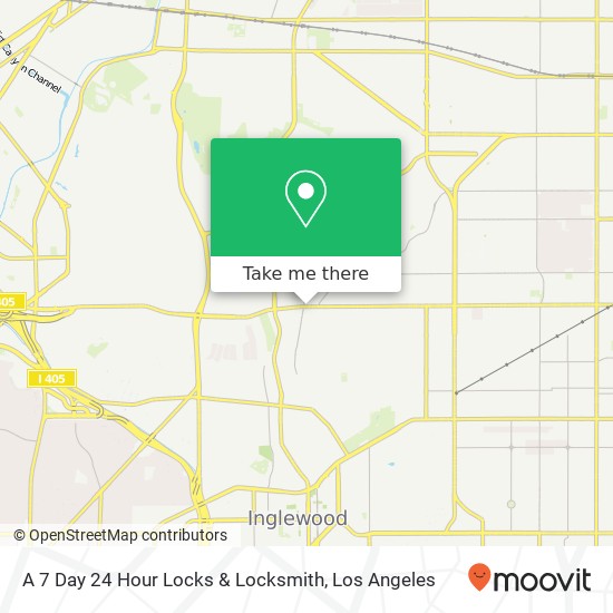 Mapa de A 7 Day 24 Hour Locks & Locksmith