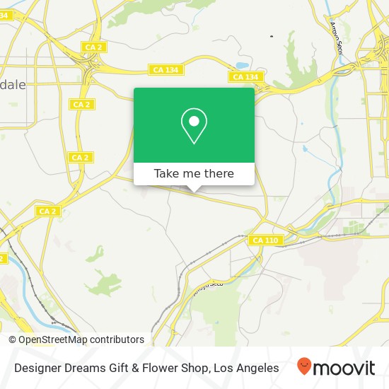 Mapa de Designer Dreams Gift & Flower Shop