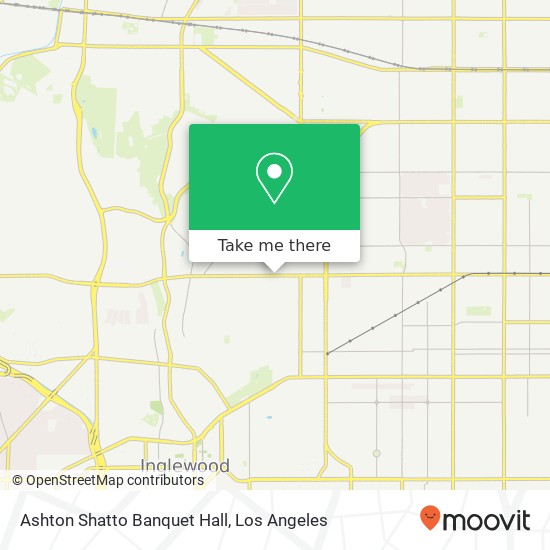 Mapa de Ashton Shatto Banquet Hall