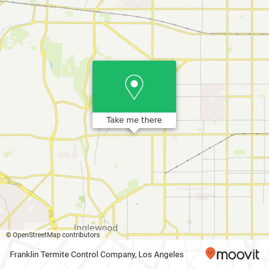 Franklin Termite Control Company map