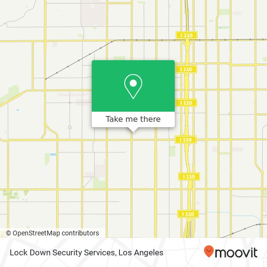 Lock Down Security Services map