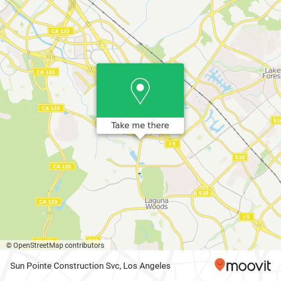 Sun Pointe Construction Svc map