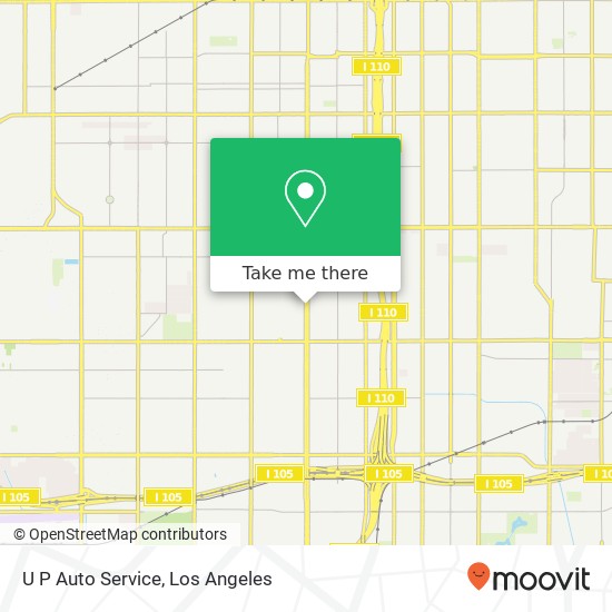 U P Auto Service map