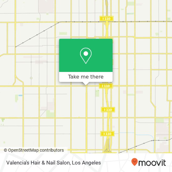 Valencia's Hair & Nail Salon map