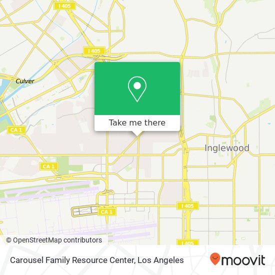 Carousel Family Resource Center map