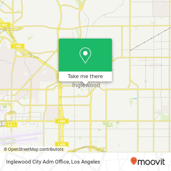 Mapa de Inglewood City Adm Office