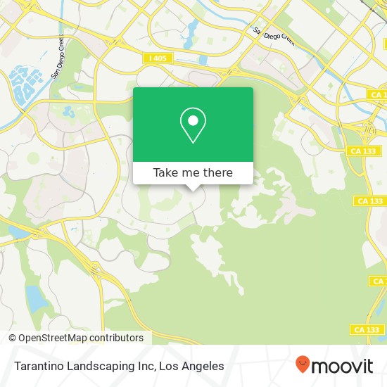 Tarantino Landscaping Inc map