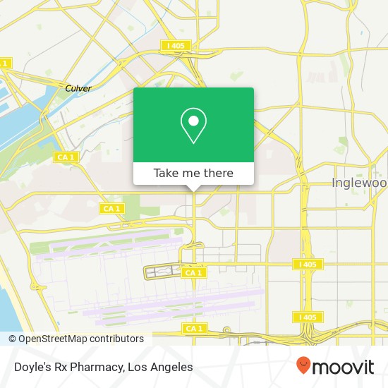 Mapa de Doyle's Rx Pharmacy