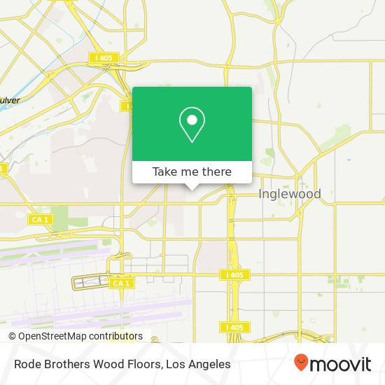 Rode Brothers Wood Floors map