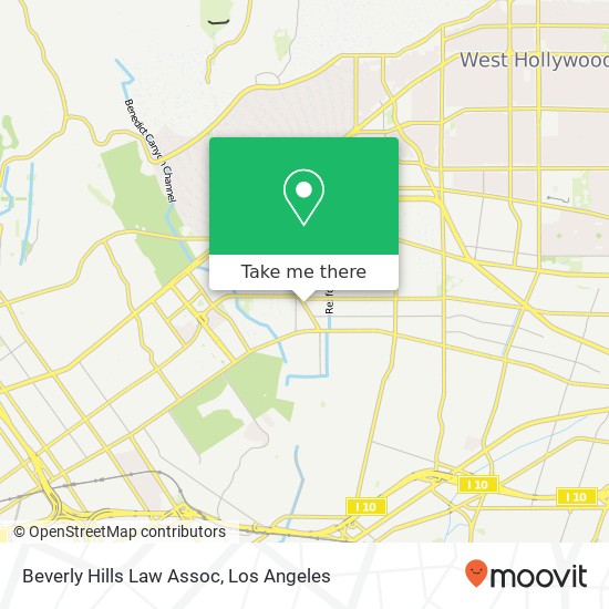 Mapa de Beverly Hills Law Assoc