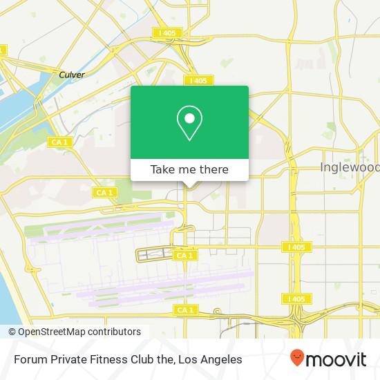 Forum Private Fitness Club the map