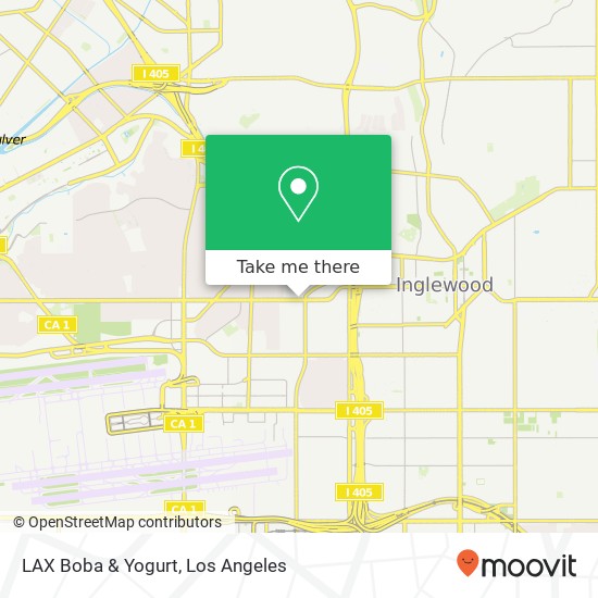 LAX Boba & Yogurt map