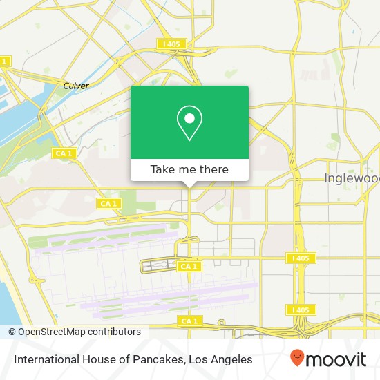 Mapa de International House of Pancakes