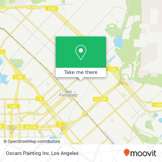 Oscars Painting Inc map