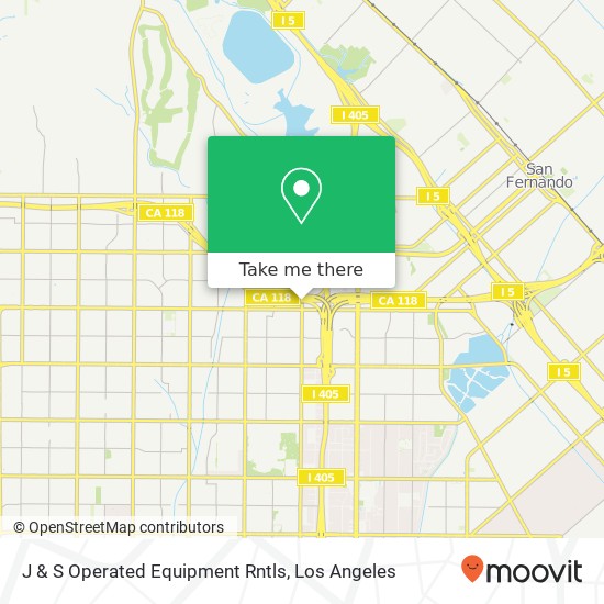 J & S Operated Equipment Rntls map