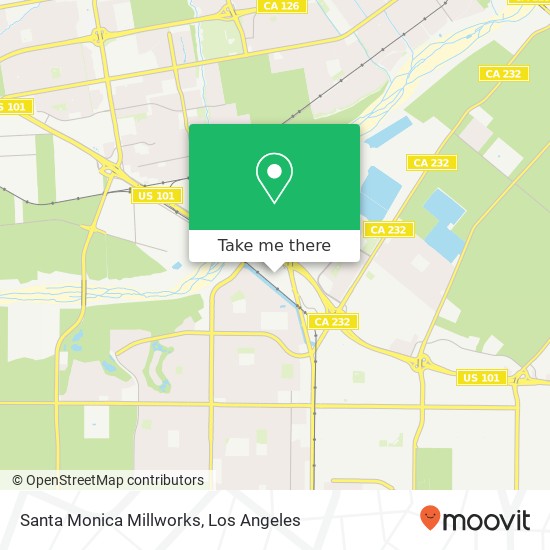 Santa Monica Millworks map