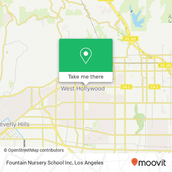 Mapa de Fountain Nursery School Inc