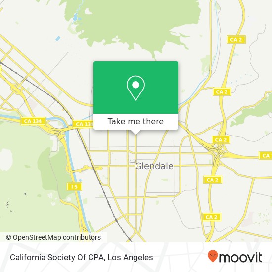 California Society Of CPA map