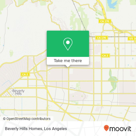 Beverly Hills Homes map