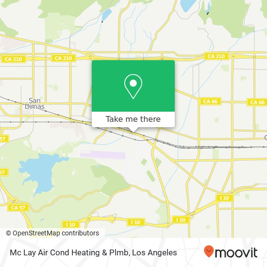 Mc Lay Air Cond Heating & Plmb map