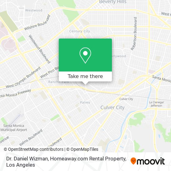 Dr. Daniel Wizman, Homeaway.com Rental Property map