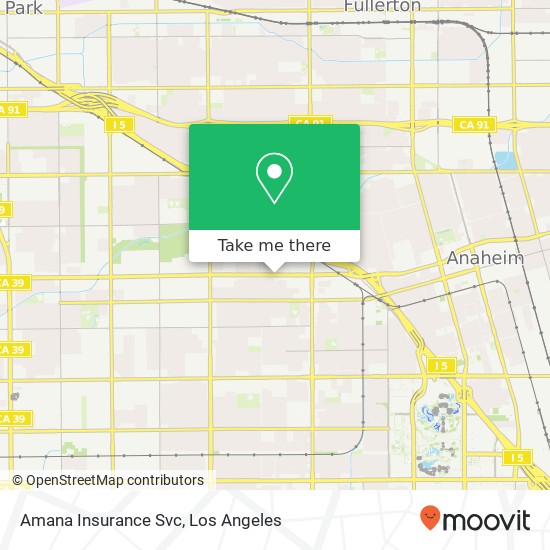 Amana Insurance Svc map