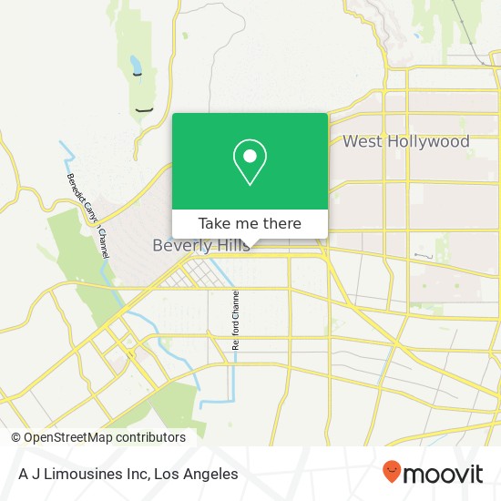 A J Limousines Inc map