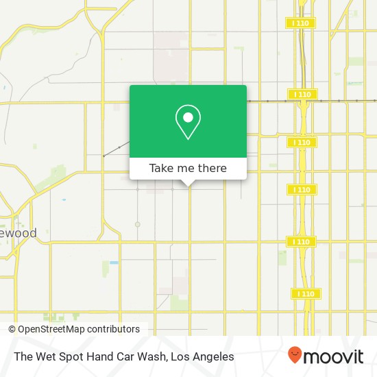 The Wet Spot Hand Car Wash map
