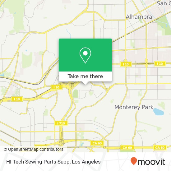 Mapa de HI Tech Sewing Parts Supp