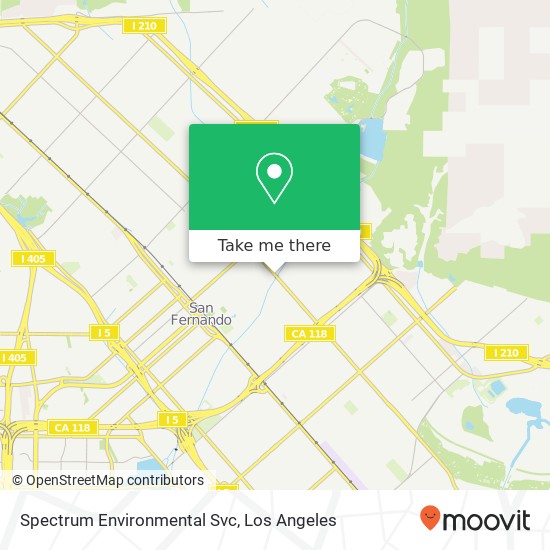 Spectrum Environmental Svc map