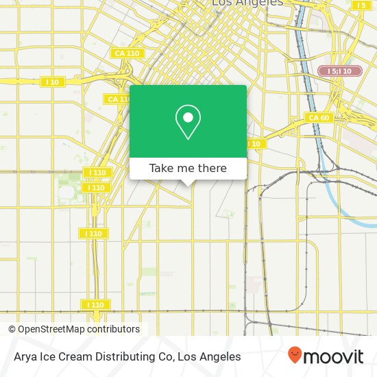 Arya Ice Cream Distributing Co map