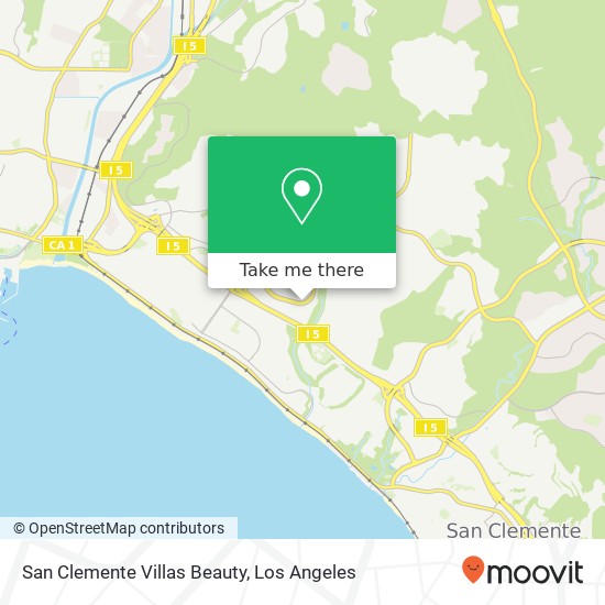 San Clemente Villas Beauty map