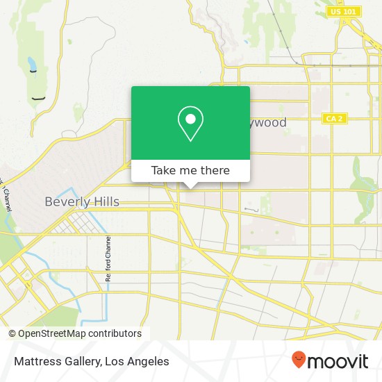 Mattress Gallery map