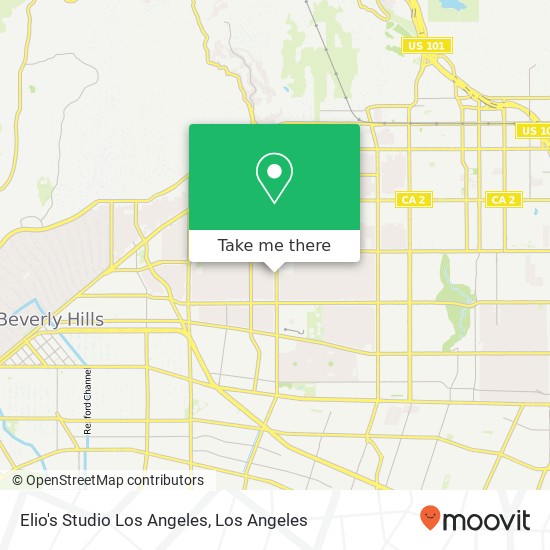 Mapa de Elio's Studio Los Angeles