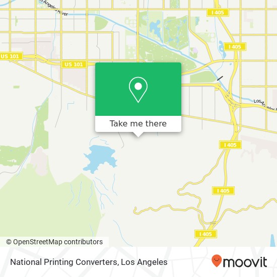 National Printing Converters map