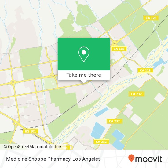 Medicine Shoppe Pharmacy map